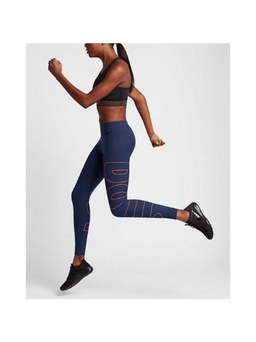 Nike Power Graphic Dri-FIT Legend Training Logo Tights NWOT